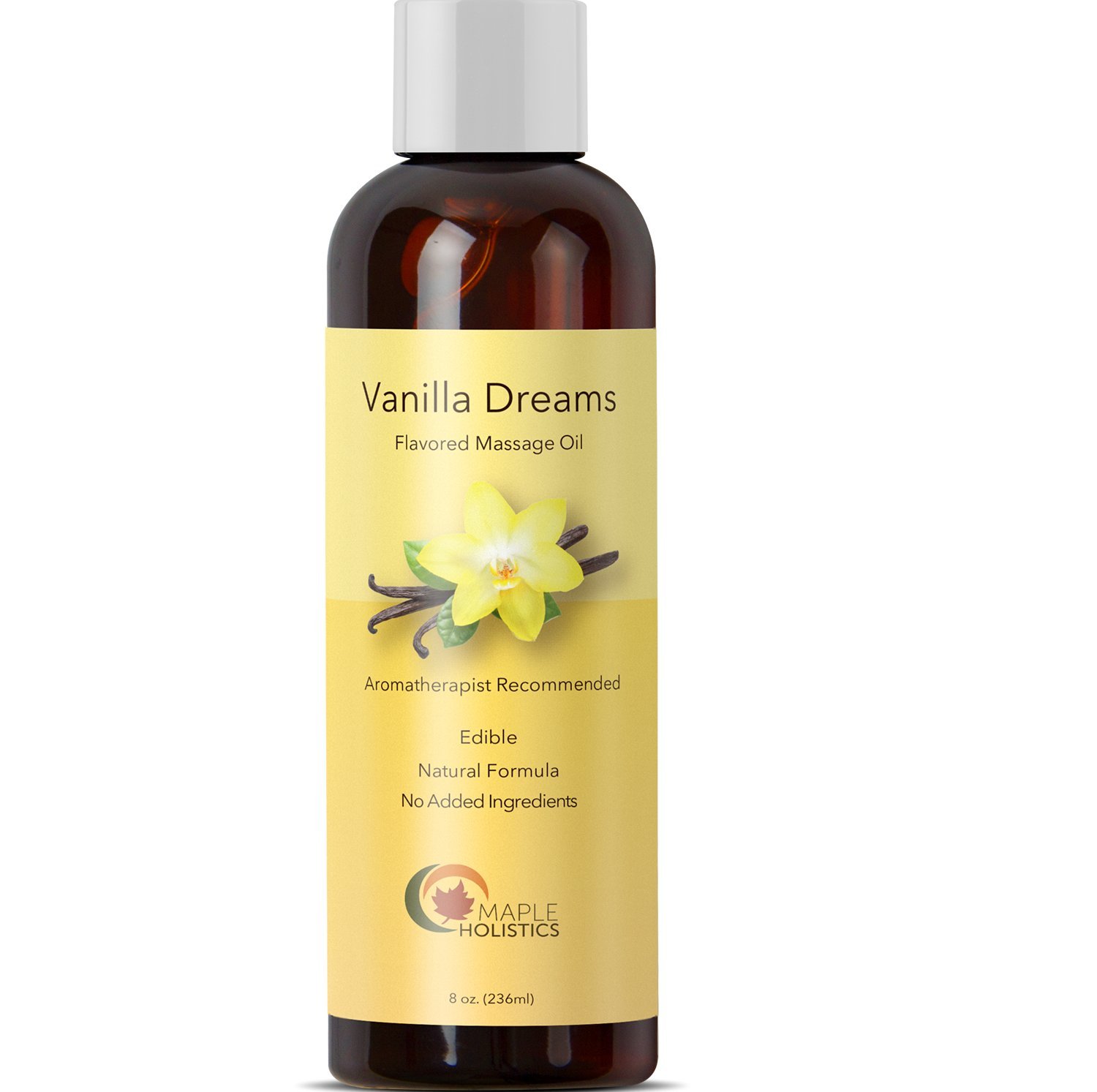 Sensual Vanilla Massage Oil for Men and Women with Pure Jojoba Sweet Almond Lavender Moisturizer Anti Cellulite Body Oil for Dry Skin Antioxidant Vitamin E for Healthy Soft Skin and Muscle Pain Relief : Beauty