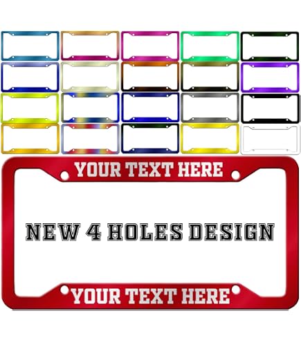 VictoryStore License Plate Frame - Chrome Finish, 6x12 Inch, 'Let's Go Brandon' Design - View #2