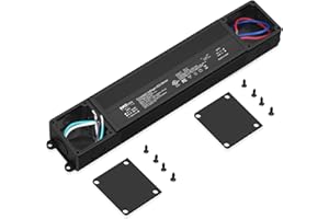 EMITEVER 300W Triac Dimmable LED Driver, 100-277VAC to 24VDC Dimmable Power Supply,Waterproof IP67 Transformer for Indoor Outdoor LED Lights,Compatible with Lutron and Leviton Dimmer,UL Listed