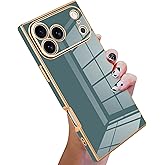 KANGHAR Case Compatible with iPhone 17 Pro Luxury Cute Plating Design Case Full-Body Anti-Scratch Shockproof Bumper Protective Cover Designed for iPhone 17 Pro 6.3 Inch