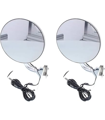 Amazon.com: Iron Cross Clamp-On Side Rear View Door Peep Mirror, 5