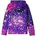 SAYM Big Girls Galaxy Fleece Pockets Sweatshirts Jacket Pullover Hoodies NO1 S