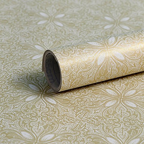Yifely 45x300cm Retro Vines Self Adhesive Plastic Shelf Drawer
