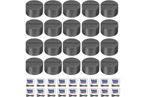 HYNNIO LED Light Base, 20-Pack 3D Night LED Light Lamp Base, Includes Remote Control + USB Cable, 16 Colors Decoration Maison