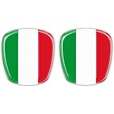 labelbike 2 Customizable 3D Stickers Compatible with Fiat | 500, Car Logo, Badges, Emblems, Resin
