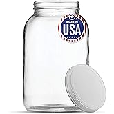 FastRack 1 Gallon Glass Wide-mouth Jar, Clear, 1GKJ