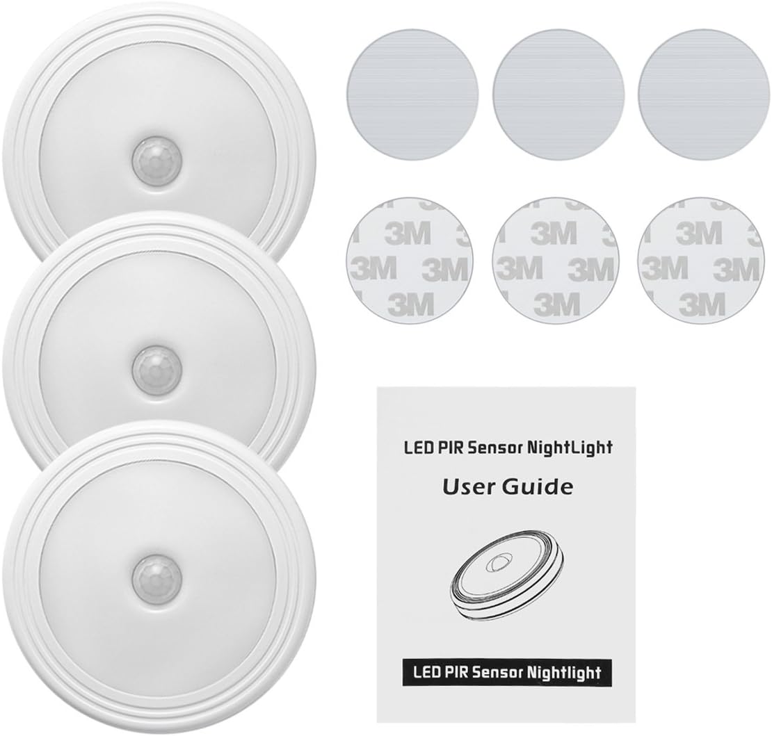 Dormitori ORIA 6Pcs Luces de Sensor de Movimiento Luces Seguras para