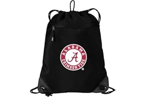 Broad Bay Alabama Drawstring Bag Alabama Logo Cinch Pack Backpack UNIQUE MESH & MICROFIBER