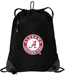 Broad BayAlabama Drawstring Bag Alabama Logo Cinch Pack Backpack UNIQUE MESH & MICROFIBER