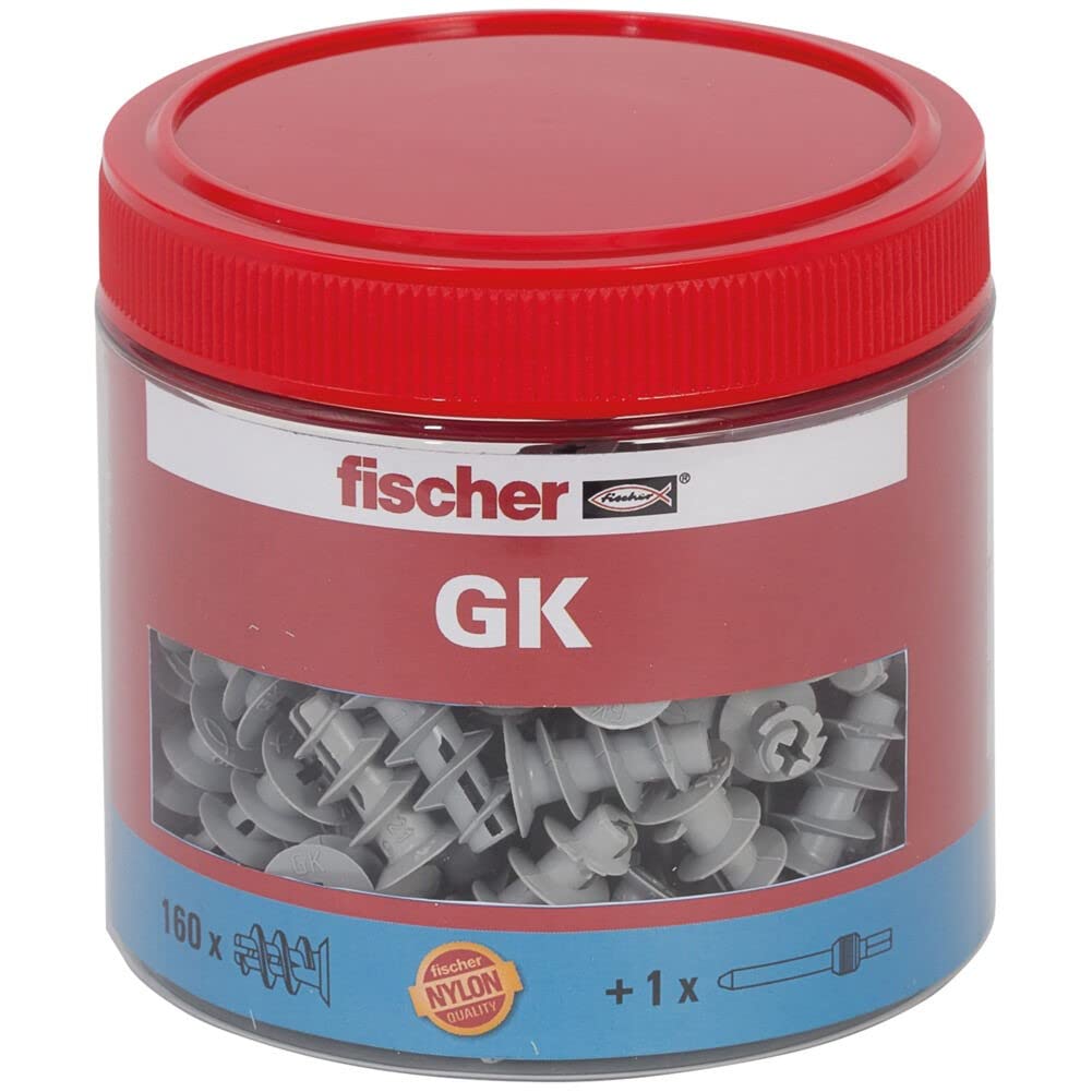 Fischer Gipskartondubel GK Dose (160), Gray