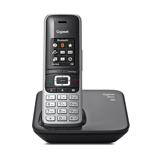 Gigaset S850A Telefon - Schnurlostelefon / Mobilteil - mit Farbdisplay / Dect-Telefon - Anrufbeantworter - schnurloses Telefo