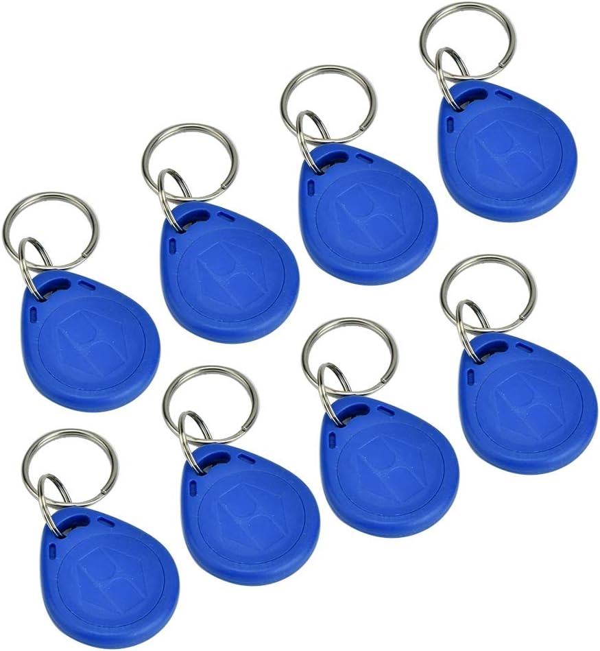 RFID Key Fob Proximity ID Card Token Tag Keypad Card for Door Entry Access Control System 125 kHz / 13.56 KHZ (ID/IC) (100pcs)(ID) - Image 3