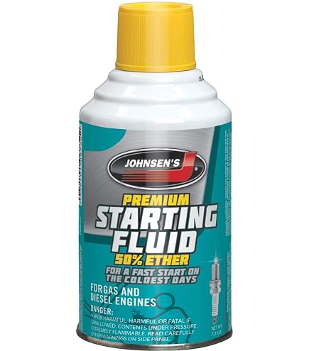 Johnsen's Starting Fluid – 10.7 Oz, 12 Pack For Diesel Engines & Small Engines