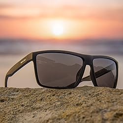 MAXJULI Polarized Big Sunglasses for Men Women with