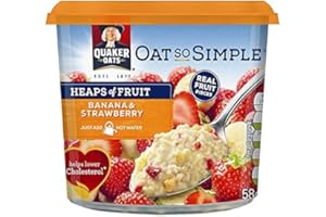 Quaker Oat So Simple Banana Strawberry Porridge Pot - 58g (0.13lbs)