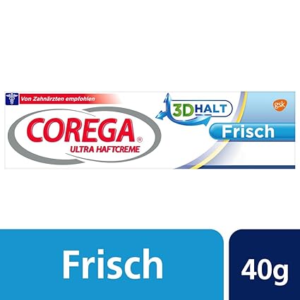 Corega 0338986 Ultra Haftcreme Frisch, 40 g