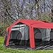 Tahoe Gear Carson 3 Season 14 Person Large Solar Shield Family Cabin Tent, Red