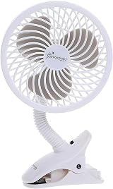 Dreambaby Deluxe EZY-Fit Clip On Fan White S
