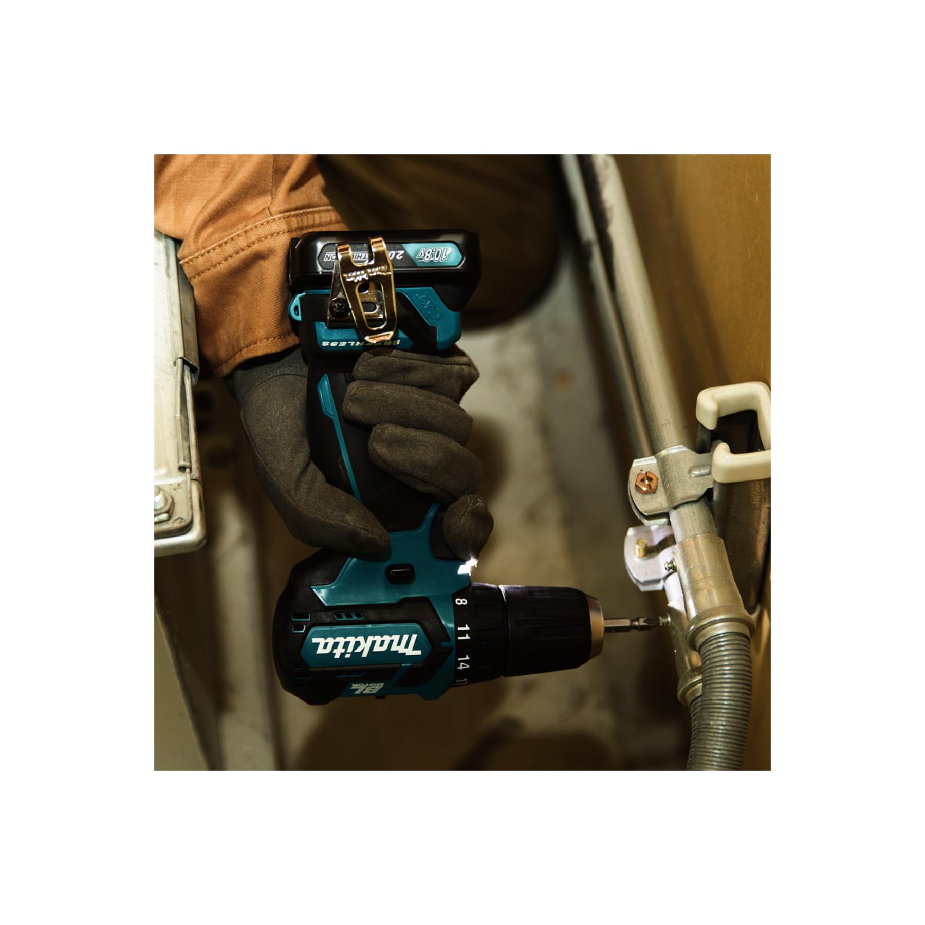 Makita DF332DZ 12V Max Li-Ion CXT Brushless Drill Driver - Batteries and Charger Not Included