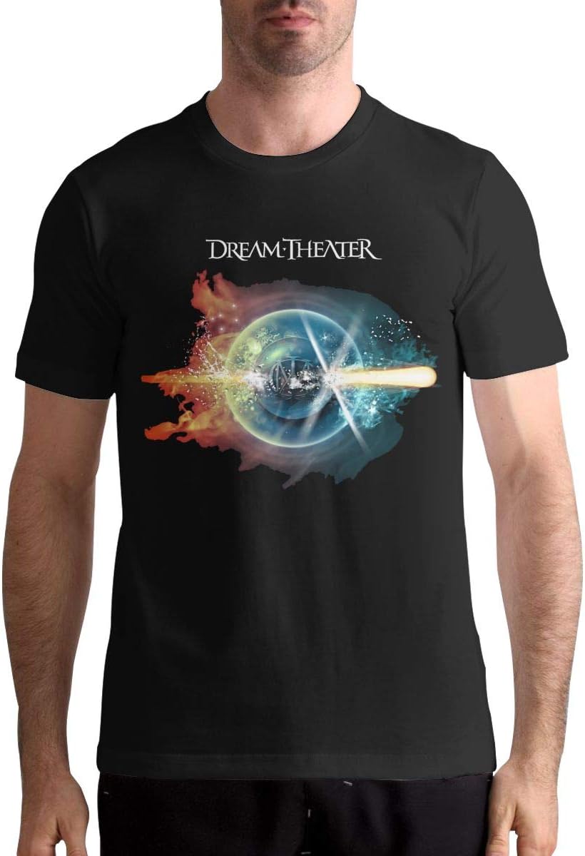 Dream Theater T Shirts Men's Tops Short Sleeved Round Neck Cotton Shirt