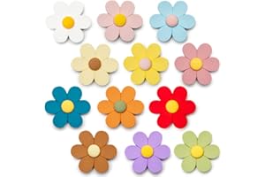 SUNURS 3D Flower Cute Fridge Magnets for Adults, Funny Colorful Strong Decorative Magnets for Refrigerator, Locker, Kitchen a
