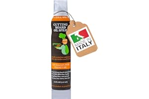 GREENER CHEF Italian Walnut Cutting Board Oil Spray Used for Conditioning Bamboo Wood Chopping Boards and Wooden Utensils - Ideal for Health Conscious Chefs