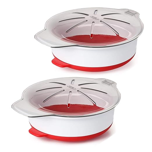 OXO Good Grips - Huevera para microondas, color blanco (2 unidades ...