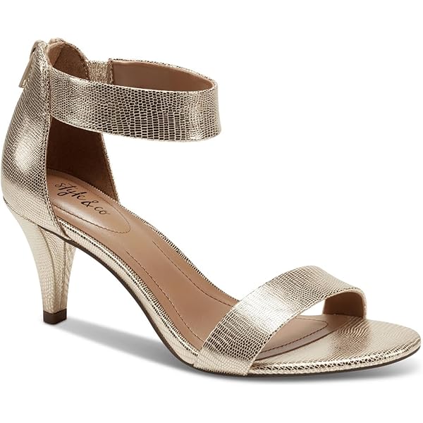 Amazon.com | Style & Co. Womens Paycee Metallic Dress