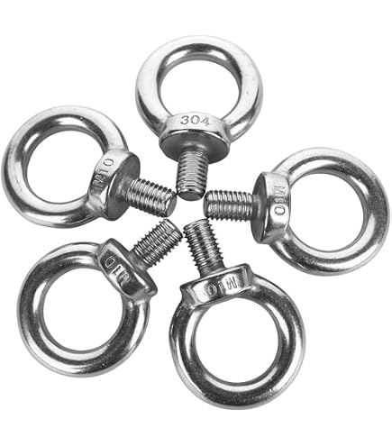 Melroe 23C M10 100B Steel Eye Bolt – 10mm X 1.5 Thread – 4-1/4” OAL – New Old Stock