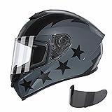 RIANGLE Motorcycle Helmet for Adults, Full Face