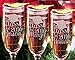Custom-Engraved-Glasses-by-StockingFactory Class of 2024 Personalized SINGLE Graduation Champagne Glass Sorority College High School Party Graduation Gifts
