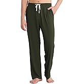 U2SKIIN Mens Cotton Pajama Pants Soft Lightweight Lounge Sleep Pj Bottoms with Pockets and Button Fly