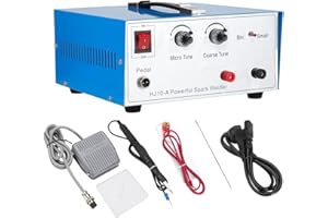 Healthible Sparkle Welder - 110v Spot Welder，Jewelry Welding Machine，Pulse Spot Welder for Welding Jewelry and Dentures（Suitable for Welding Caliber 0.3-1.5mm）
