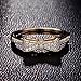 DIFINES Fashion Cute Bow Knot CZ 18k Rose Gold Plated Eternity Band Engagement Promise Rings for Girls Women,Size 8