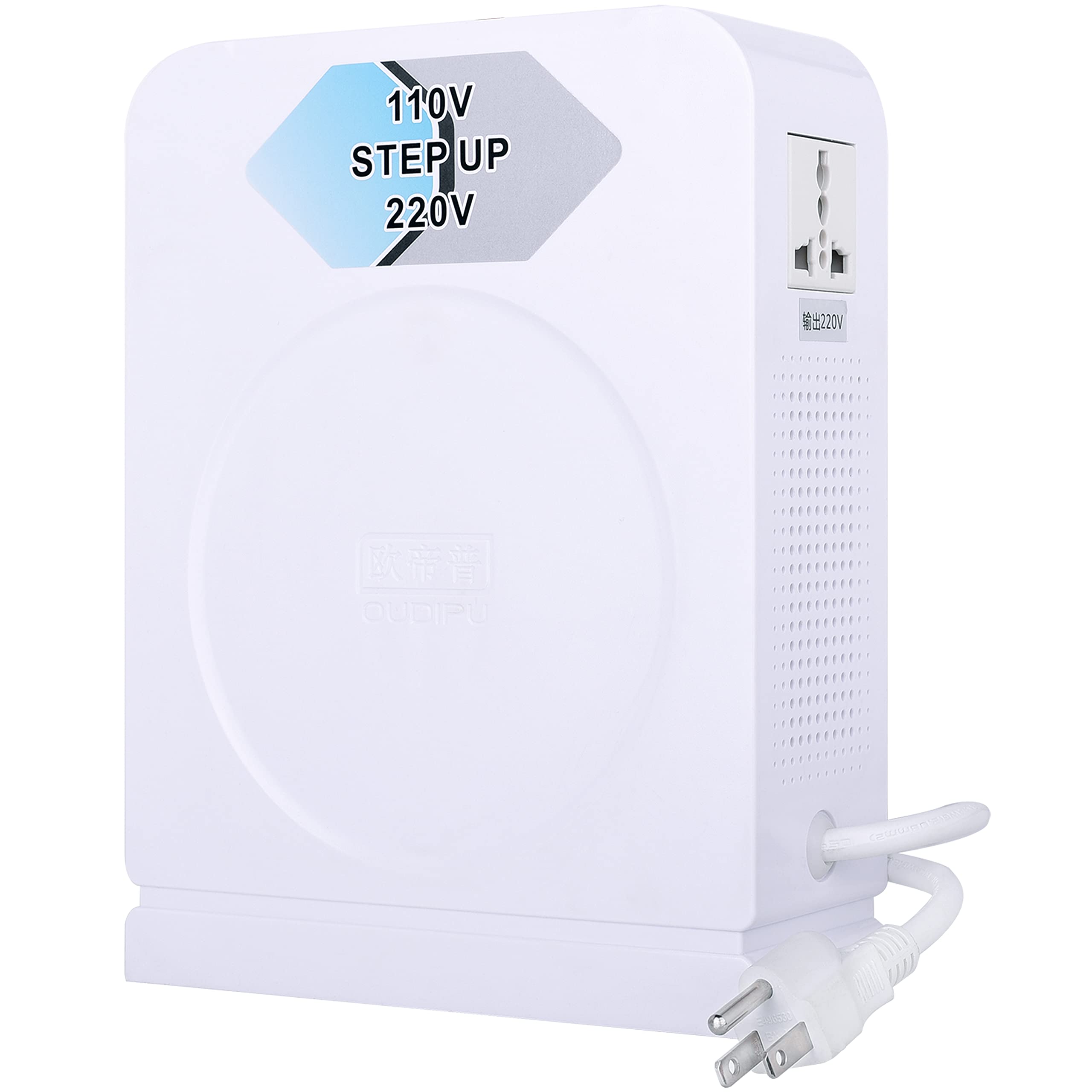 UMI 2400W Step-Up Voltage Converter – 110V To 220V Heavy Duty Transformer For European & Asian Appliances, ETL/CE Certified, Toroidal Core, Overload Protection
