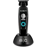 Stylecraft Saber Professional Cordless Brushless Motor Hair Trimmer | Full metal body, digital brushless motor, DLC X-Pro &amp; The One blades, zero-gap, USB rechargeable, Up To 4-hr run-time