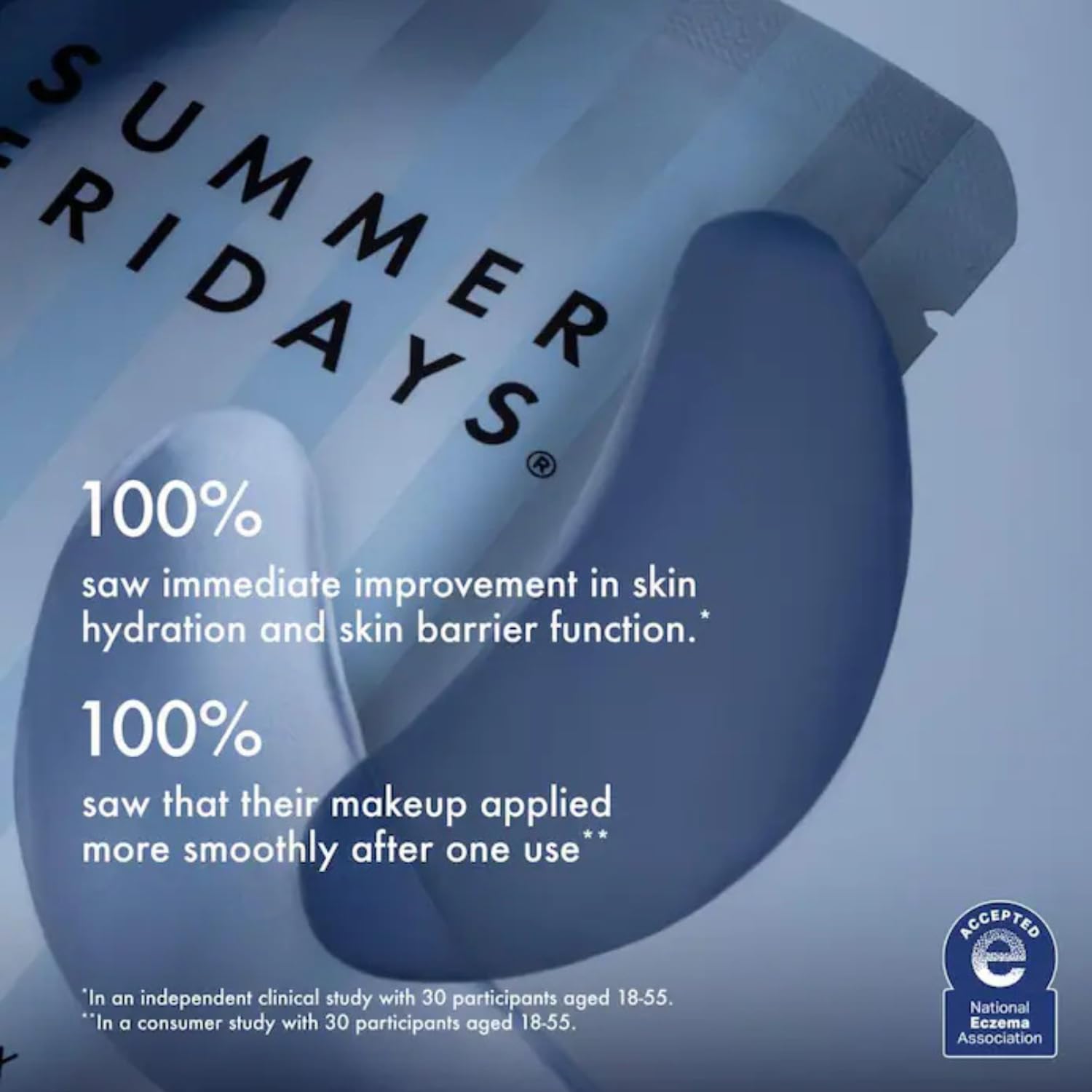 Summer Fridays Jet Lag Under Eye Patches - Hydrating & Depuffing Hydrogel Eye Masks with Caffeine & Peptides to Soothe & Refresh the Undereye Area (6 Pairs)