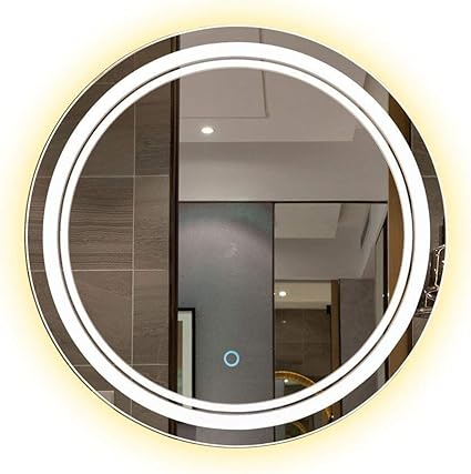 Espejos de tocador montados en la pared Espejo de baño iluminado