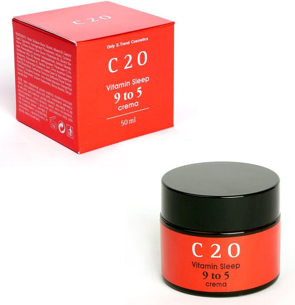 3x [Ost] Original Pure C20 Vitamin Sleep 9 to 5 Crema 50ml 1pcs or 2pcs Vitamin C