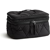 Vera Bradley Women's Featherweight Brush Up Cosmetic Case, Moonless Night, One Size