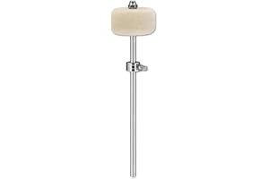 Drum Workshop Medium Felt Bass Drum Beater ( DWSM103 ), Silver