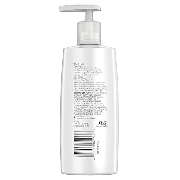 OLAY GENTLE CLEAN FOAMING CLEANSER, 6.7 OUNCE (PACK OF 3)