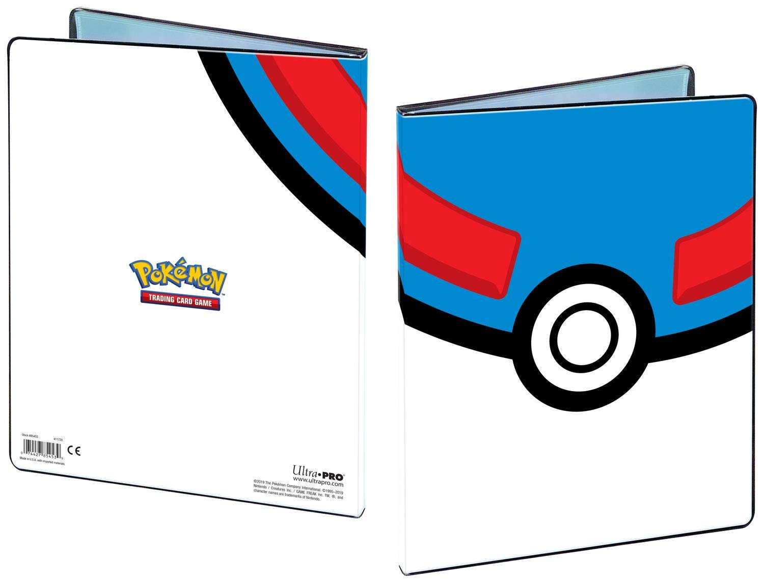 Pokemon - Great Ball 4-Pocket Portfolio - Card Game - Ages 6+, 2 Players, 10+ Minutes Playing Time