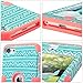 iPod Touch 6 Case,iPod 6 Cases,ULAK Anti Slip Anti-Scratch iPod Touch Case Shockproof Protective Cover with Hybrid High Soft Silicone + Hard PC Case(Wave Pattern/Rose Pink)