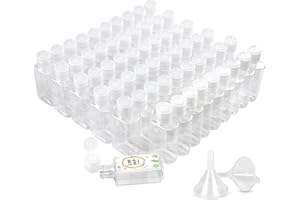 FOOCHY 120 Pack Clear Plastic Refillable Flip-Top Bottles for Hand Sanitizer Shampoo Lotion,etc - BPA/Parabens Free, 60ml/2oz