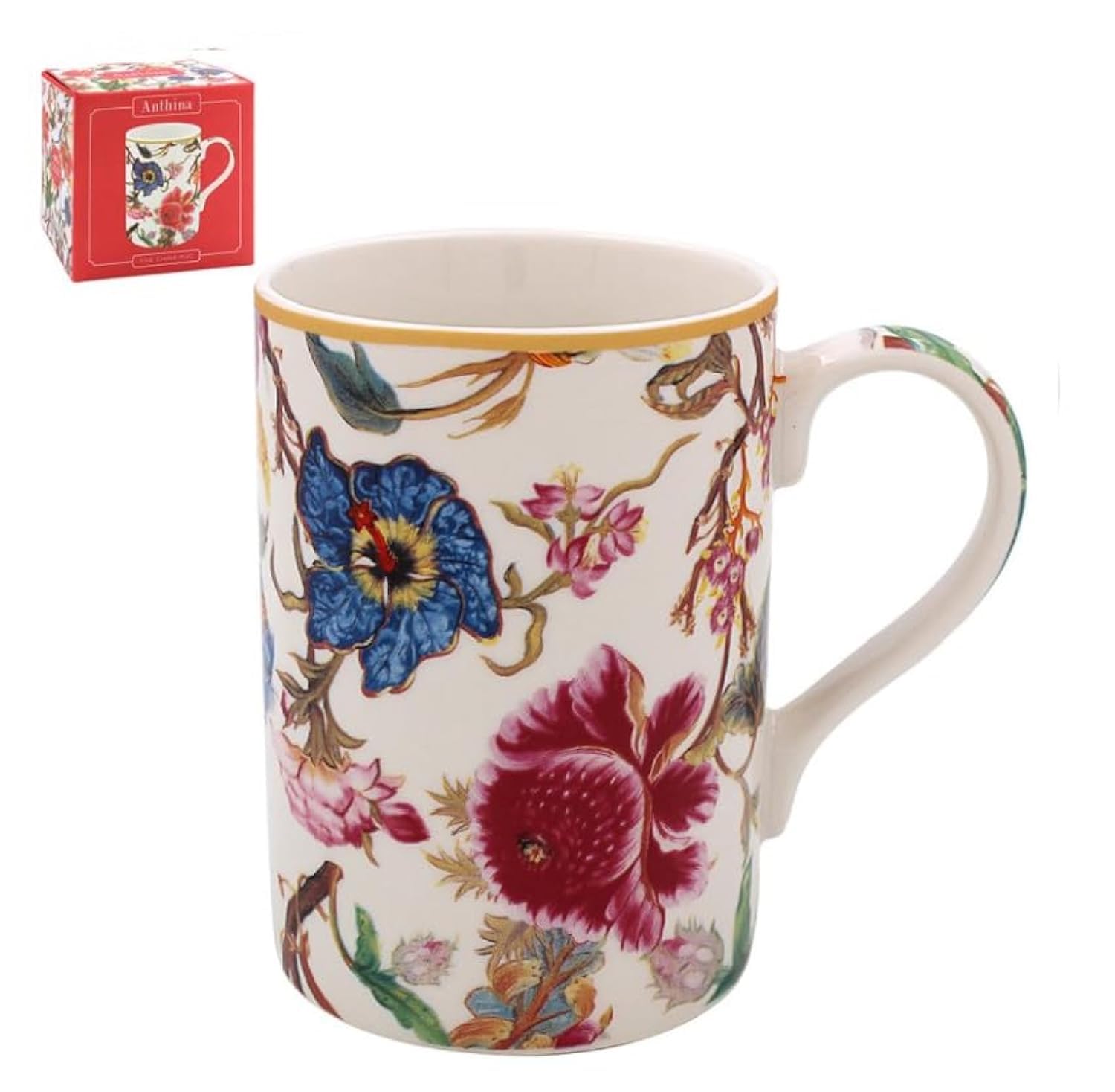 Lesser & Pavey Anthina Mug | Ceramic Coffee Mugs for Home or Work | Premium Design Mug for All Occasions | Lovely Mugs for Tea, Coffee & Hot Drinks