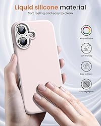 OuXul Designed for iPhone 16 Case,Shockproof Liquid