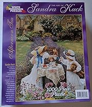 The Art of Sandra Kuck 1000 Piece Puzzle Afternoon Tea by White Mountain Puzzles