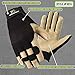 Wells Lamont Men's Hi-Dexterity Hybrid Leather Work Gloves | Stretch Fit | Medium (3214M) , Black