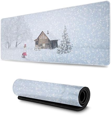 Amazon マウスパッド 大型 ゲーミングマウスパッド 雪国 山 シャーレ 女の子かわいい 防水性 耐久性 滑り止め 低反発キーボードパッド 多機能 超大判 30 80cm おしゃれ Norain マウスパッド 通販